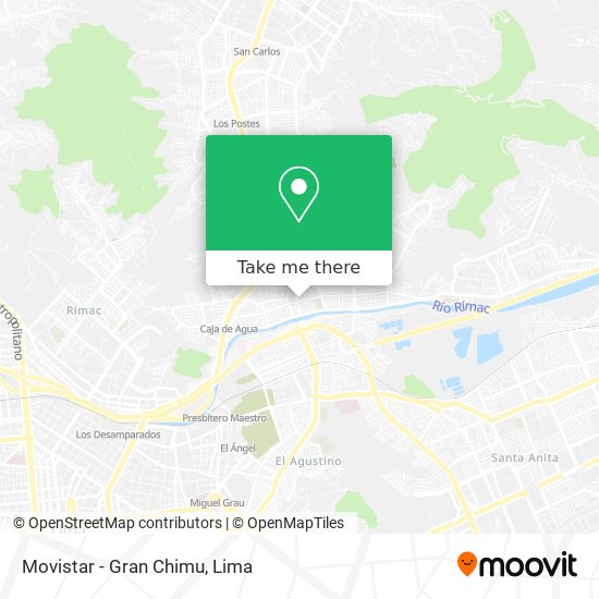 Mapa de Movistar - Gran Chimu