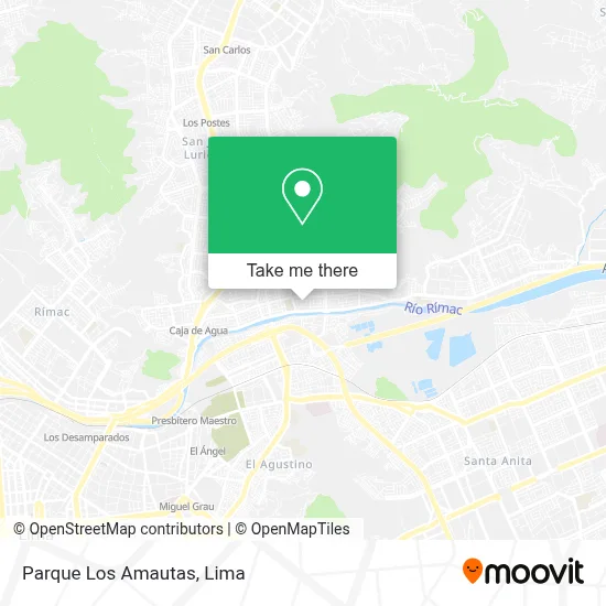 Parque Los Amautas map