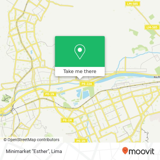 Minimarket "Esther" map