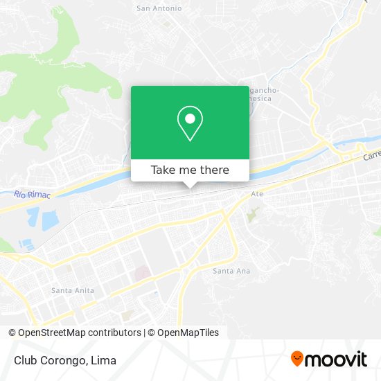 Club Corongo map