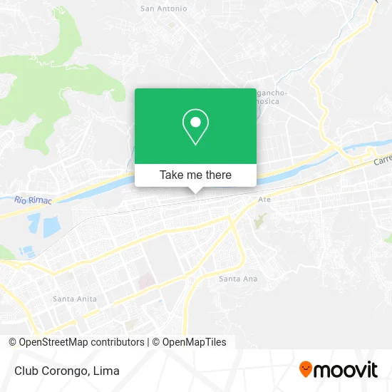 Club Corongo map
