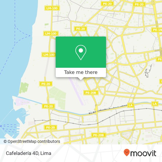 Cafeladería 4D map