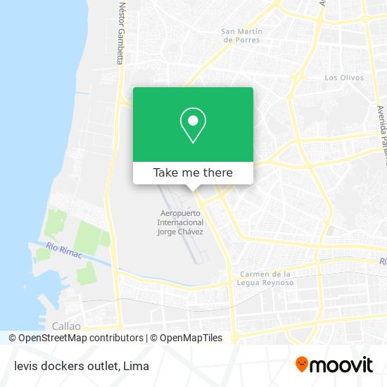 levis dockers  outlet map