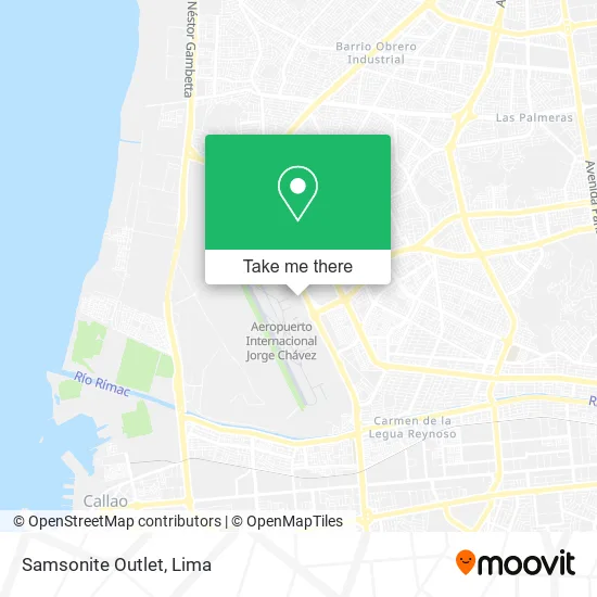 Samsonite Outlet map
