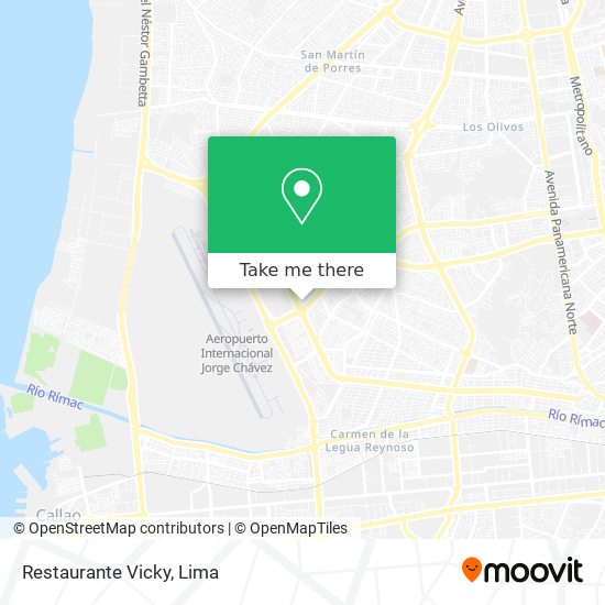 Mapa de Restaurante Vicky
