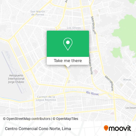 Centro Comercial Cono Norte map