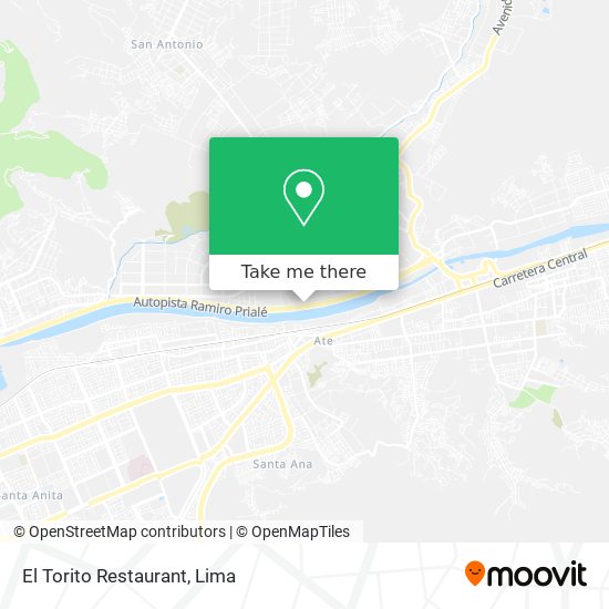 El Torito Restaurant map