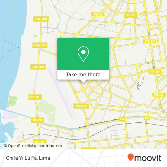 Chifa Yi Lu Fa map