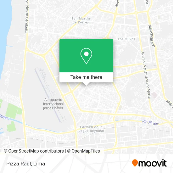 Pizza Raul map