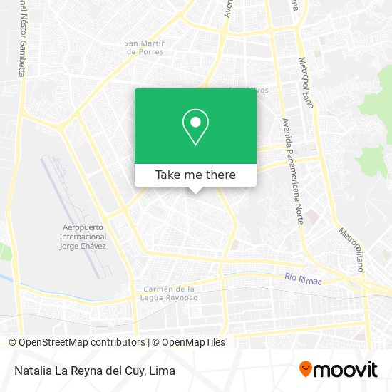 Natalia La Reyna del Cuy map