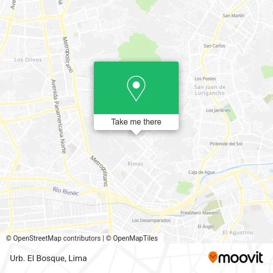Mapa de Urb. El Bosque