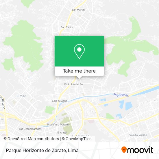 Parque Horizonte de Zarate map