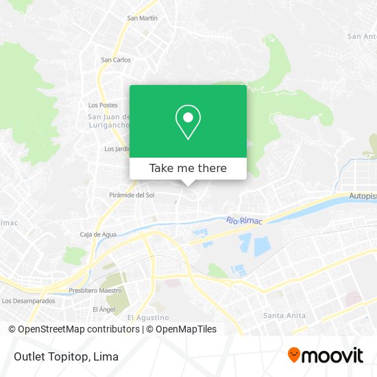 Outlet Topitop map