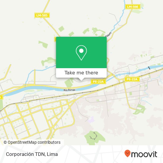 Corporación TDN map