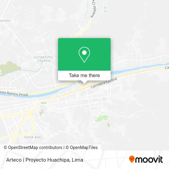 Mapa de Arteco | Proyecto Huachipa