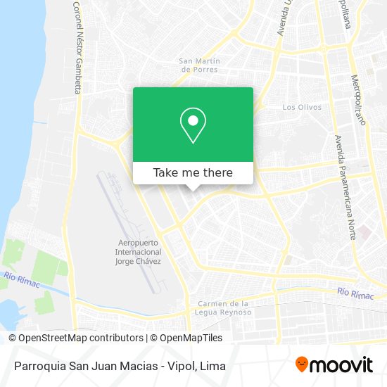 Parroquia San Juan Macias - Vipol map