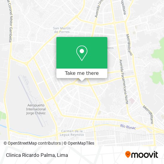 Clinica Ricardo Palma map