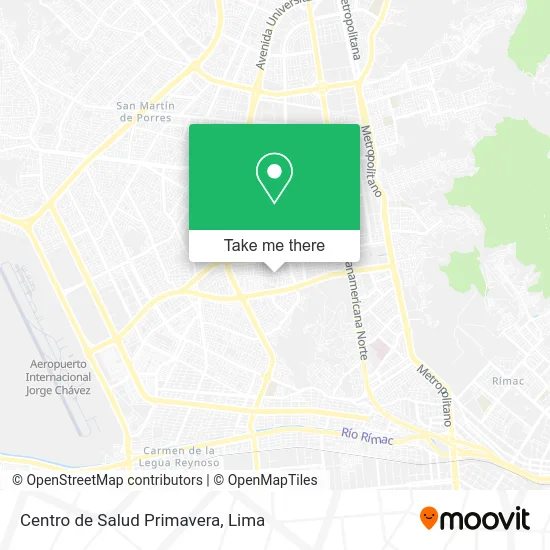 Centro de Salud Primavera map