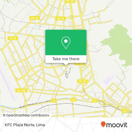 KFC Plaza Norte map