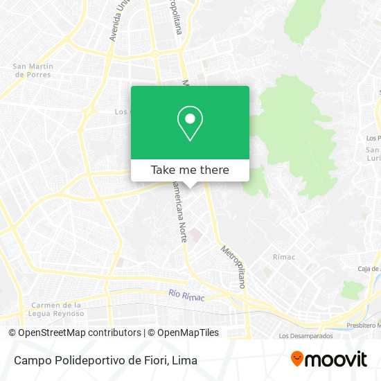 Campo Polideportivo de Fiori map