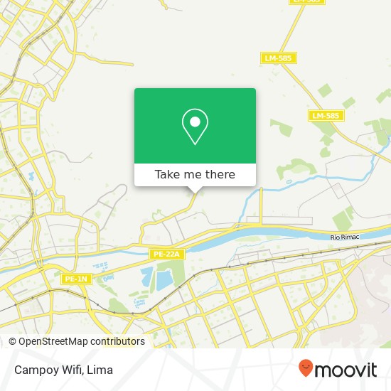 Campoy Wifi map