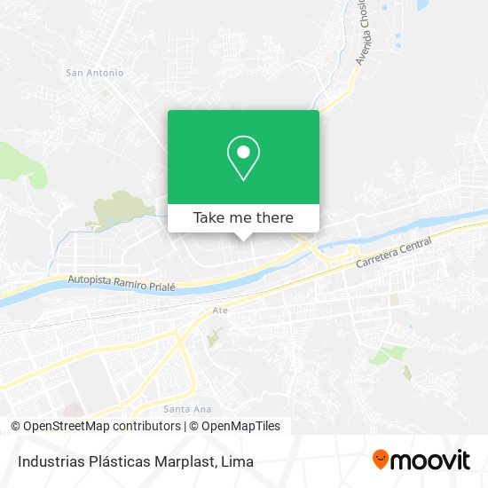 Mapa de Industrias Plásticas Marplast