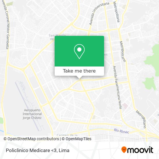 Policlinico Medicare <3 map