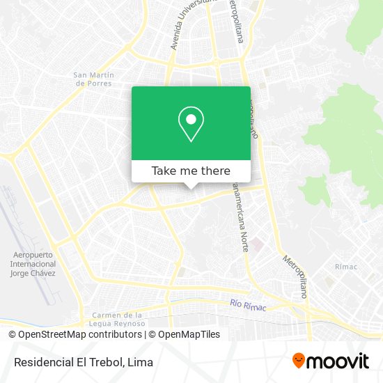 Residencial El Trebol map