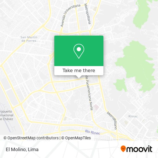 El Molino map