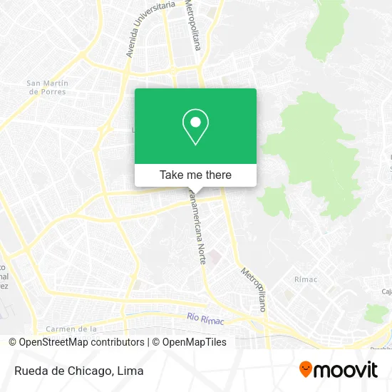 Mapa de Rueda  de Chicago