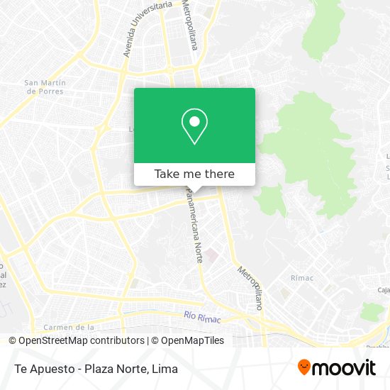 Te Apuesto - Plaza Norte map