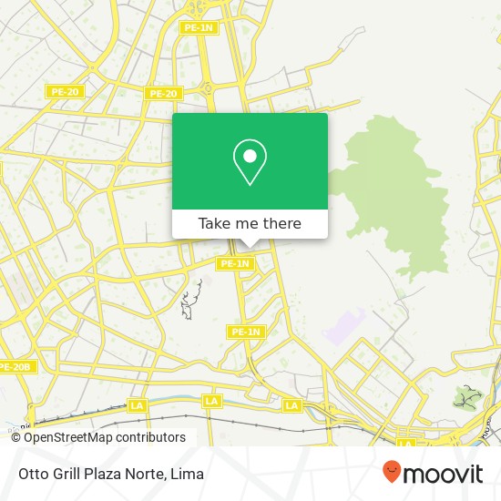 Otto Grill Plaza Norte map