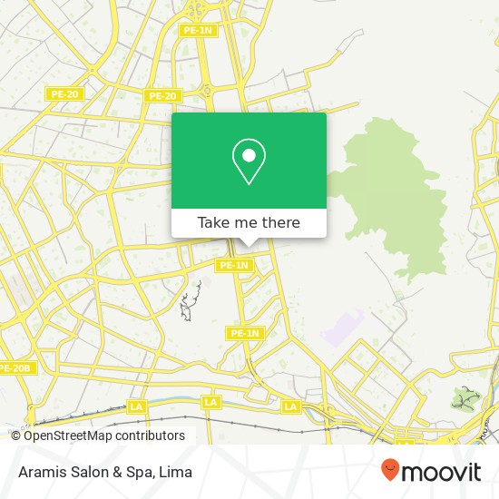 Mapa de Aramis Salon & Spa