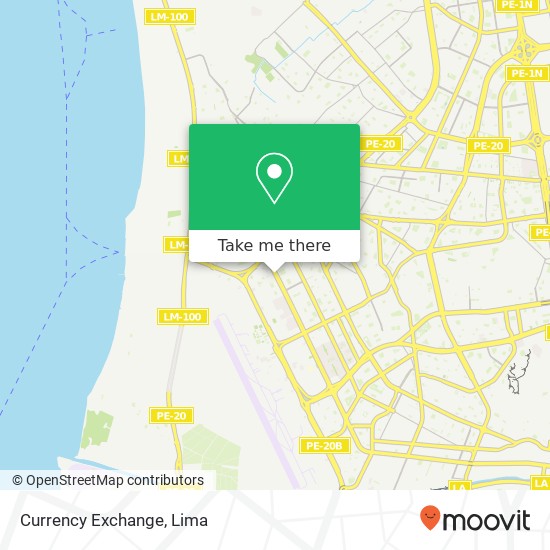 Currency Exchange map