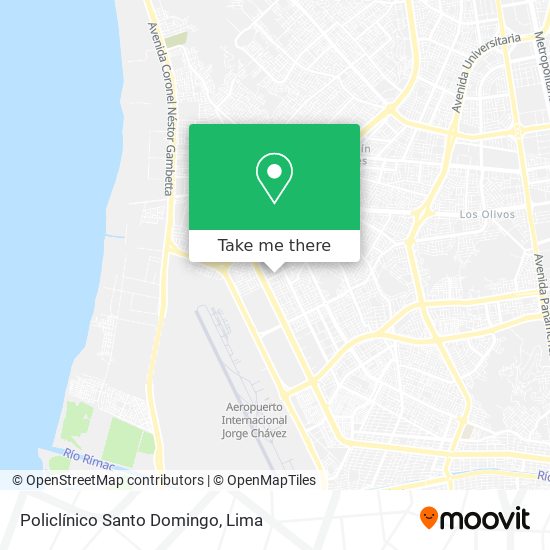 Policlínico Santo Domingo map