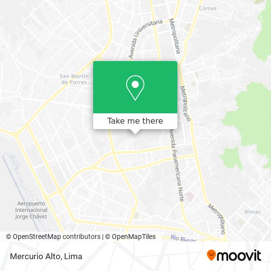 Mercurio Alto map