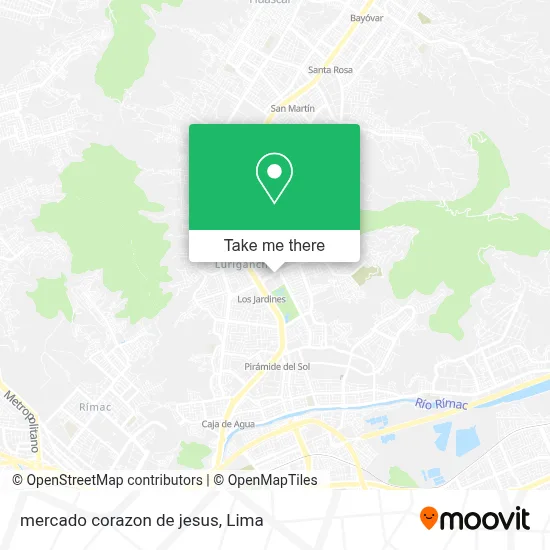 mercado corazon de jesus map