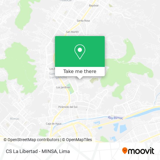 CS La Libertad - MINSA map