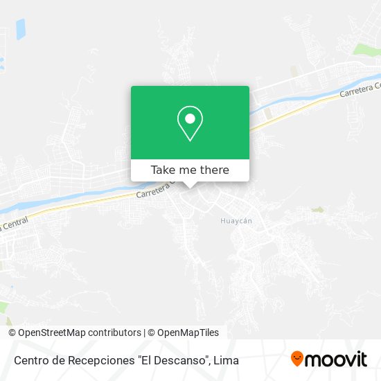 Centro de Recepciones "El Descanso" map