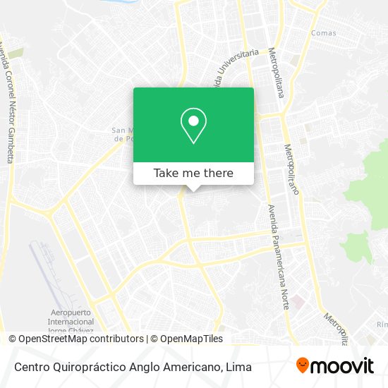 Centro Quiropráctico Anglo Americano map