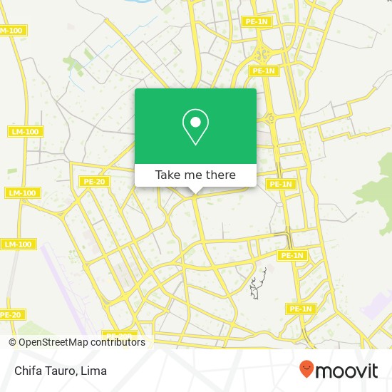 Chifa Tauro map