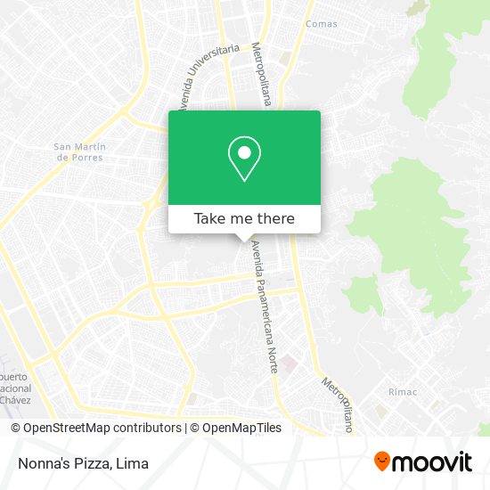 Mapa de Nonna's Pizza