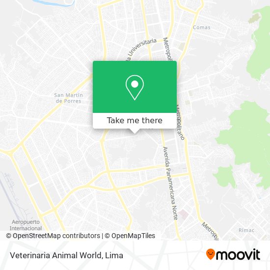 Veterinaria Animal World map