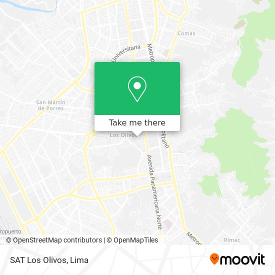 SAT Los Olivos map