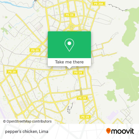 pepper's chicken map