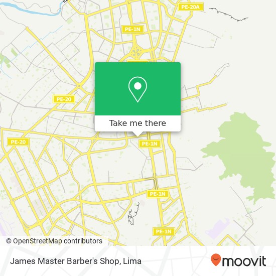 James Master Barber's Shop map