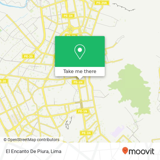 El Encanto De Piura map