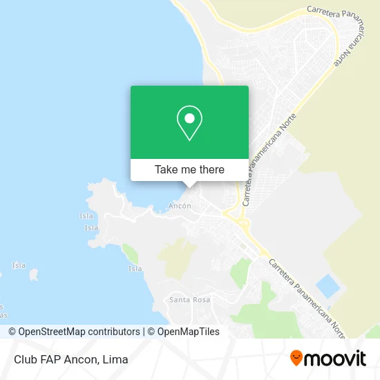 Club FAP Ancon map
