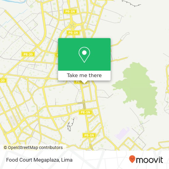 Food Court Megaplaza map