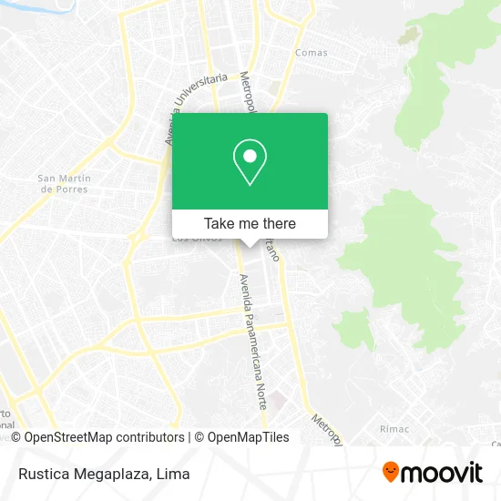 Rustica Megaplaza map